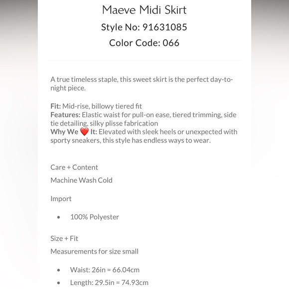 💖LAST OFFER! NWT Free People Maeve Midi Skirt in color: Pink, Sz XL~ 💖 - Picture 15 of 15